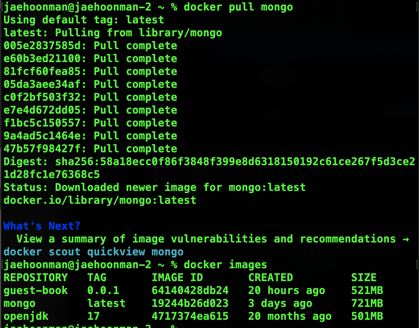 Pull MongoDB
