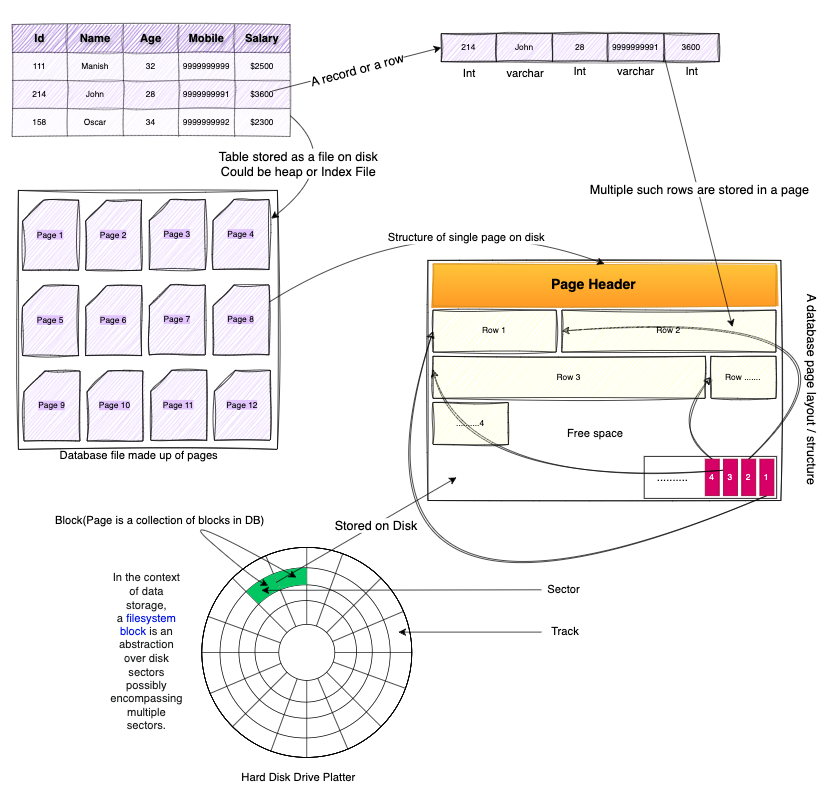 database-store-structure